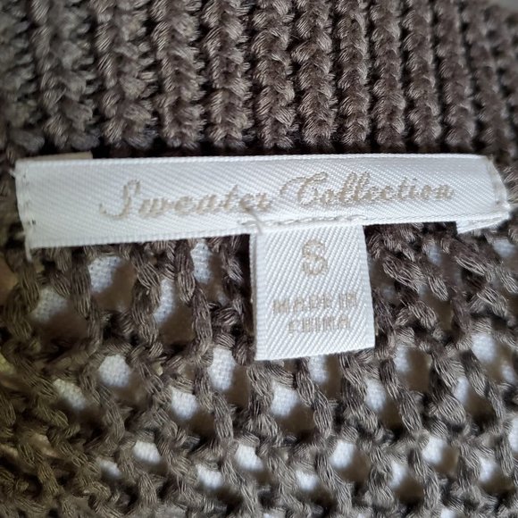 Uniqlo open knit dolman 3/4 sleeve sweater Small - Picture 10 of 13